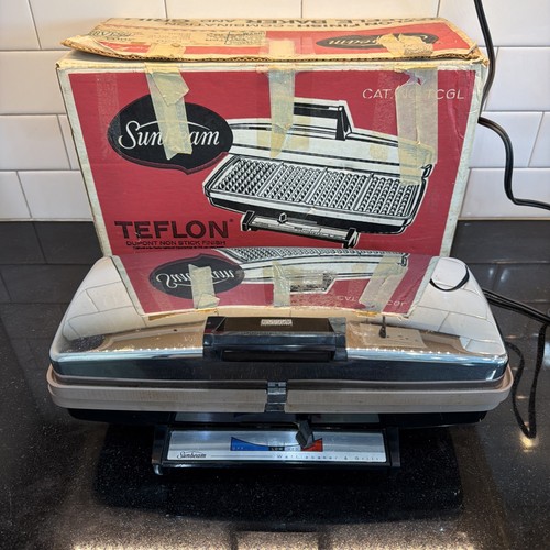 Sunbeam chrome waffle baker - sunbeam,